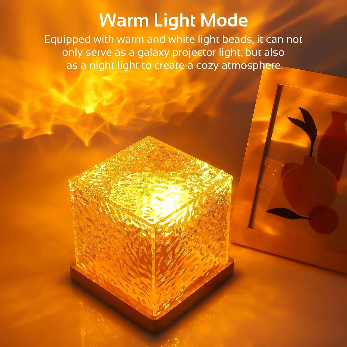 Star Galaxy Lamp, 16 Colors LED 3D Ocean Wave Projector Light Wiht Remote Control, Night Light Birthday Xmas Gifts for Girls Boys Kids
