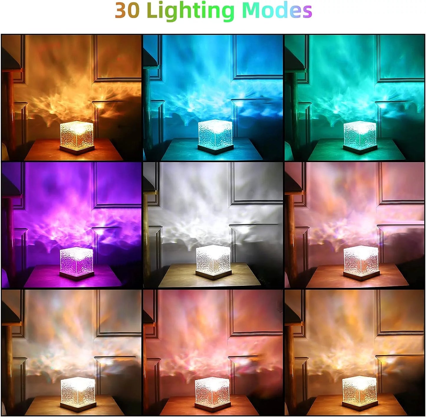 Star Galaxy Lamp, 16 Colors LED 3D Ocean Wave Projector Light Wiht Remote Control, Night Light Birthday Xmas Gifts for Girls Boys Kids