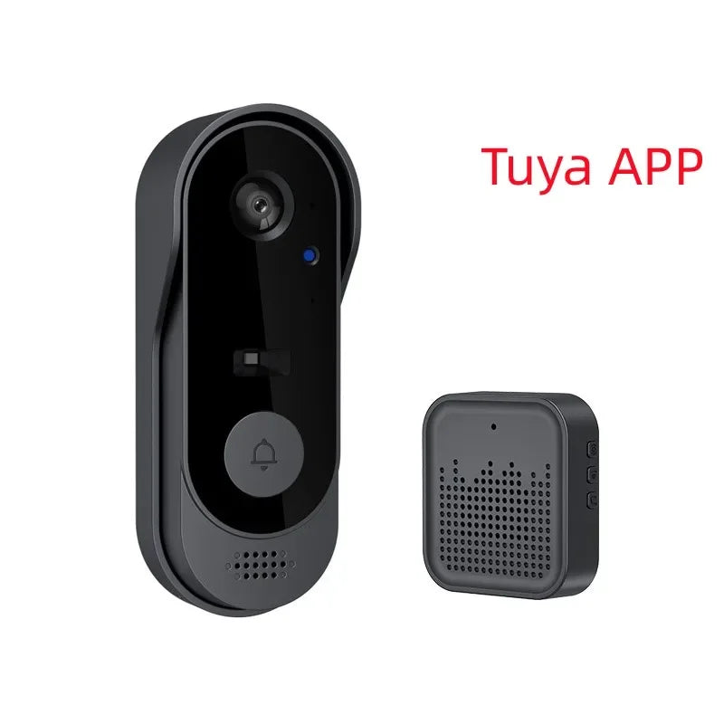 Tuya Wireless Doorbell with Camera Bundle Doorbell Smart Home WIFI HD Outdoor Phone Camera Security Video Intercom Night Vision